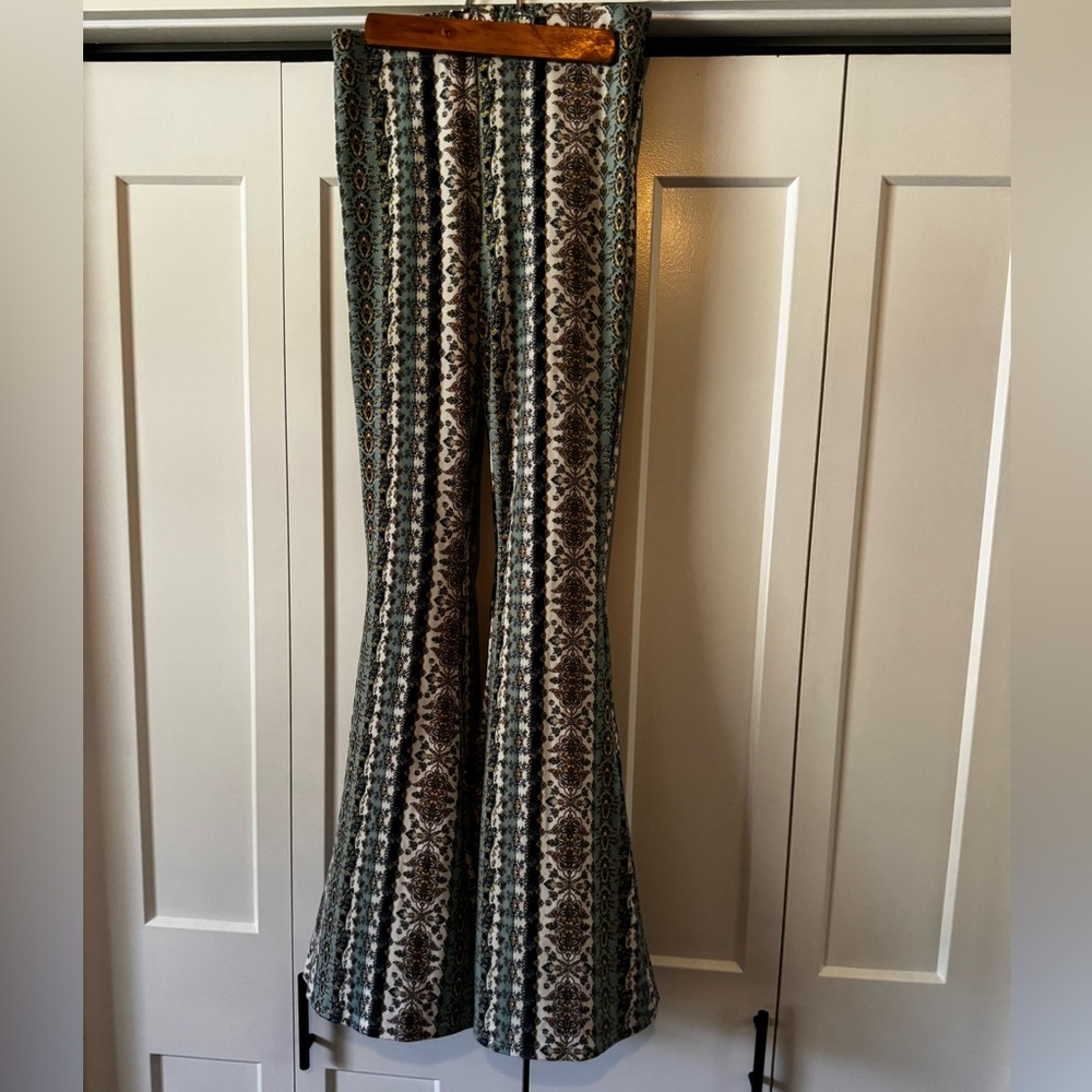 BOHO Patterned Flared Pants